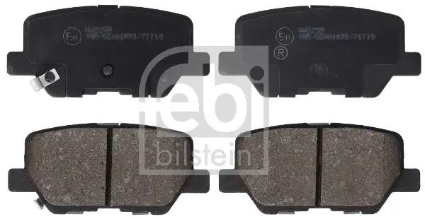 Bremsbelagsatz, Scheibenbremse Hinterachse FEBI BILSTEIN 193459