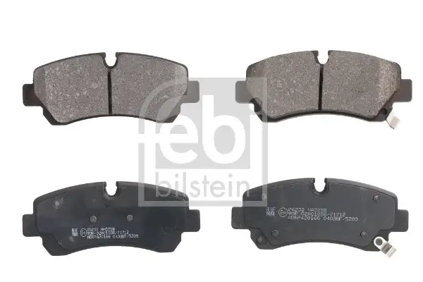 Bremsbelagsatz, Scheibenbremse Hinterachse FEBI BILSTEIN 193462