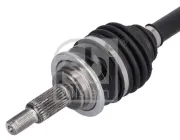 Faltenbalg, Antriebswelle getriebeseitig Vorderachse links Vorderachse rechts getriebeseitig Vorderachse links Vorderachse rechts FEBI BILSTEIN 22014