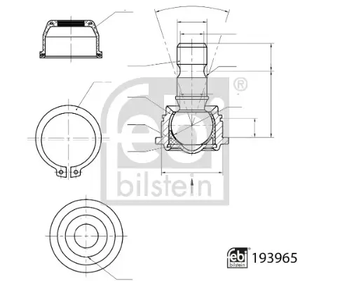 Halter, Motoraufhängung unten FEBI BILSTEIN 22762