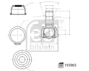 Halter, Motoraufhängung unten FEBI BILSTEIN 22762