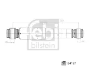 Stoßdämpfer Hinterachse links Hinterachse rechts FEBI BILSTEIN 194157