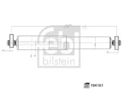 Stoßdämpfer Hinterachse links Hinterachse rechts FEBI BILSTEIN 194161