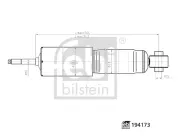 Stoßdämpfer Vorderachse links Vorderachse rechts FEBI BILSTEIN 194173