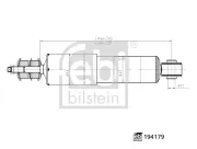 Stoßdämpfer Vorderachse links Vorderachse rechts FEBI BILSTEIN 194179