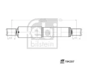 Stoßdämpfer Hinterachse links FEBI BILSTEIN 194207