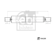 Stoßdämpfer Hinterachse rechts FEBI BILSTEIN 194209