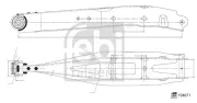 Lenker, Radaufhängung Hinterachse links Hinterachse rechts unten hinten FEBI BILSTEIN 194671