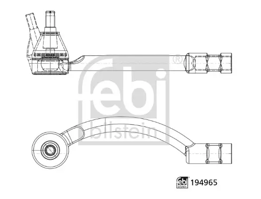 Spurstangenkopf Vorderachse rechts FEBI BILSTEIN 194965 Bild Spurstangenkopf Vorderachse rechts FEBI BILSTEIN 194965