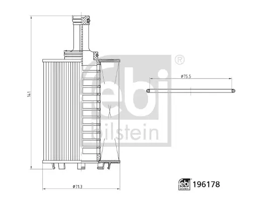 Ölfilter FEBI BILSTEIN 196178 Bild Ölfilter FEBI BILSTEIN 196178