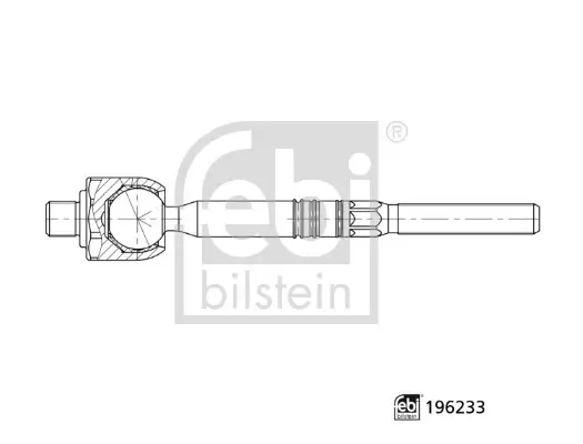 Axialgelenk, Spurstange Vorderachse links Vorderachse rechts FEBI BILSTEIN 196233