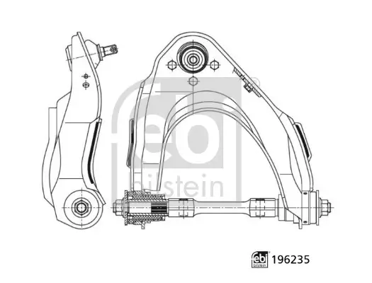 Lenker, Radaufhängung oben Vorderachse links FEBI BILSTEIN 196235 Bild Lenker, Radaufhängung oben Vorderachse links FEBI BILSTEIN 196235