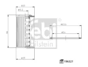 Hydraulikfilter, Automatikgetriebe FEBI BILSTEIN 196321