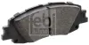 Bremsbelagsatz, Scheibenbremse Vorderachse FEBI BILSTEIN 196400 Bild Bremsbelagsatz, Scheibenbremse Vorderachse FEBI BILSTEIN 196400