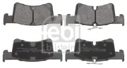 Bremsbelagsatz, Scheibenbremse Hinterachse FEBI BILSTEIN 196402