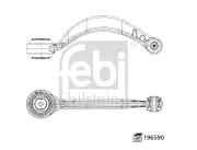 Lenker, Radaufhängung vorne links vorne rechts FEBI BILSTEIN 196590