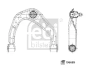 Lenker, Radaufhängung oben Vorderachse links FEBI BILSTEIN 196689