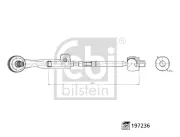 Axialgelenk, Spurstange Vorderachse links Vorderachse rechts FEBI BILSTEIN 197236