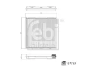 Filter, Innenraumluft FEBI BILSTEIN 197753