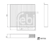 Filter, Innenraumluft FEBI BILSTEIN 197755