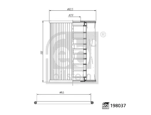 Ölfilter FEBI BILSTEIN 198037