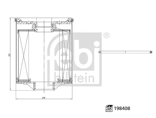 Kraftstofffilter FEBI BILSTEIN 198408 Bild Kraftstofffilter FEBI BILSTEIN 198408