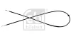 Seilzug, Feststellbremse vorne FEBI BILSTEIN 21223