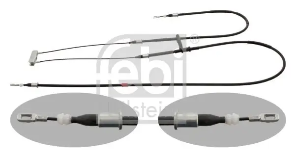 Seilzug, Feststellbremse hinten links hinten rechts FEBI BILSTEIN 29305