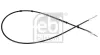 Seilzug, Feststellbremse hinten links FEBI BILSTEIN 34394