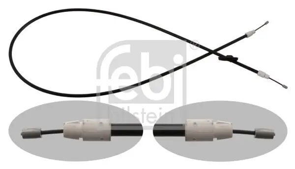 Seilzug, Feststellbremse vorne FEBI BILSTEIN 34906
