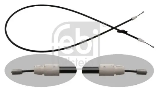Seilzug, Feststellbremse vorne FEBI BILSTEIN 34906 Bild Seilzug, Feststellbremse vorne FEBI BILSTEIN 34906