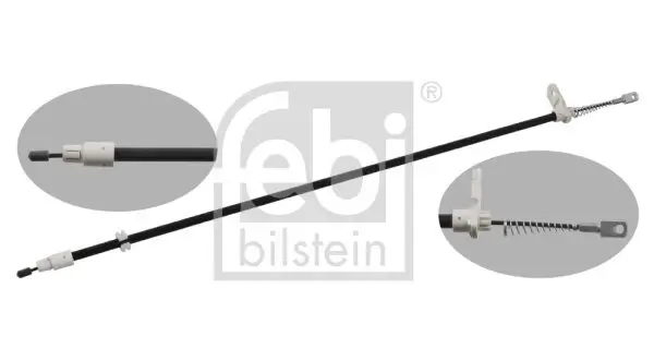 Seilzug, Feststellbremse hinten links FEBI BILSTEIN 34907