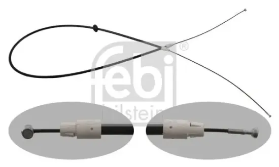 Seilzug, Feststellbremse vorne FEBI BILSTEIN 34911 Bild Seilzug, Feststellbremse vorne FEBI BILSTEIN 34911