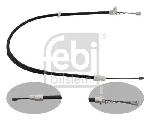 Seilzug, Feststellbremse hinten rechts FEBI BILSTEIN 34912 Bild Seilzug, Feststellbremse hinten rechts FEBI BILSTEIN 34912