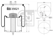 Schraube, Abgasanlage FEBI BILSTEIN 46388