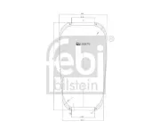 Radbolzen Vorderachse FEBI BILSTEIN 46616