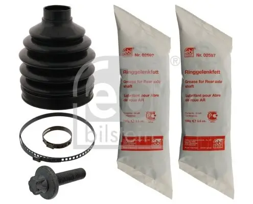 Faltenbalgsatz, Antriebswelle Vorderachse radseitig FEBI BILSTEIN 43449 Bild Faltenbalgsatz, Antriebswelle Vorderachse radseitig FEBI BILSTEIN 43449