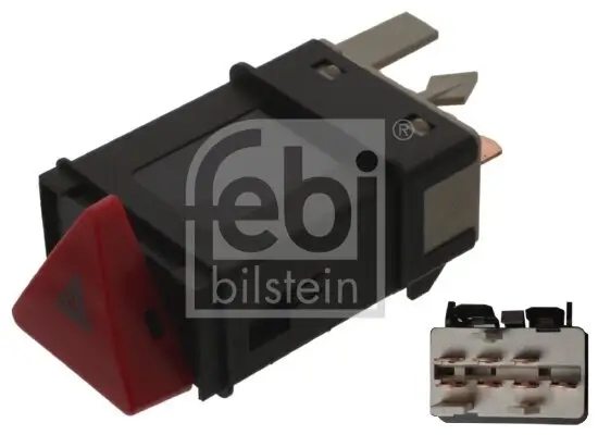 Warnblinkschalter FEBI BILSTEIN 44393 Bild Warnblinkschalter FEBI BILSTEIN 44393