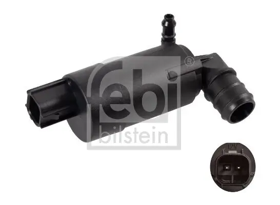 Waschwasserpumpe, Scheibenreinigung 12 V FEBI BILSTEIN 45038