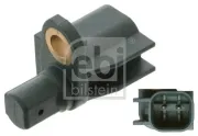 Sensor, Raddrehzahl Hinterachse links Hinterachse rechts FEBI BILSTEIN 46317