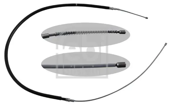 Seilzug, Feststellbremse hinten links hinten rechts FEBI BILSTEIN 49623