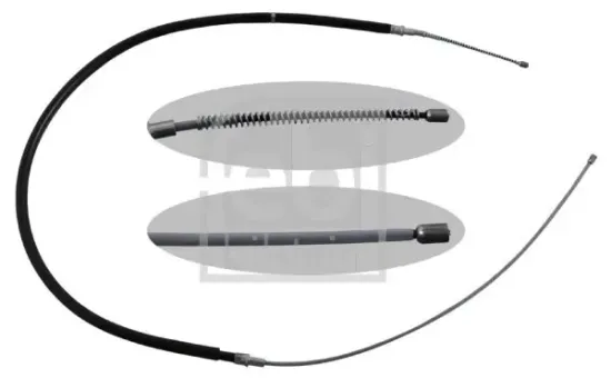 Seilzug, Feststellbremse hinten links hinten rechts FEBI BILSTEIN 49623 Bild Seilzug, Feststellbremse hinten links hinten rechts FEBI BILSTEIN 49623