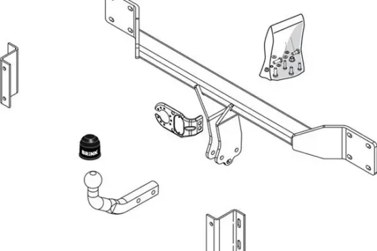 Anhängevorrichtung BRINK 411100 Bild Anhängevorrichtung BRINK 411100