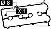 Dichtungssatz, Zylinderkopfhaube TRISCAN 515-4056