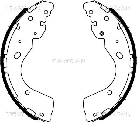 Bremsbackensatz TRISCAN 8100 14012