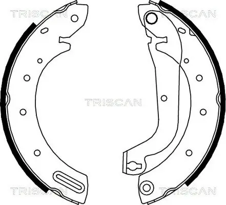 Bremsbackensatz TRISCAN 8100 14596 Bild Bremsbackensatz TRISCAN 8100 14596