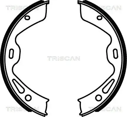Bremsbackensatz, Feststellbremse TRISCAN 8100 20004 Bild Bremsbackensatz, Feststellbremse TRISCAN 8100 20004