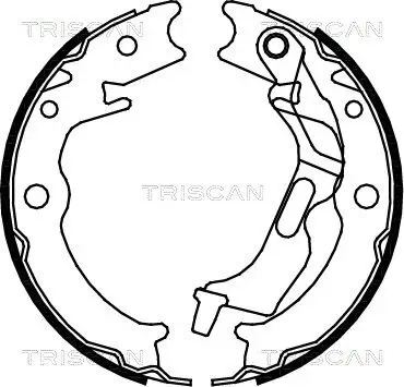 Bremsbackensatz TRISCAN 8100 21001 Bild Bremsbackensatz TRISCAN 8100 21001