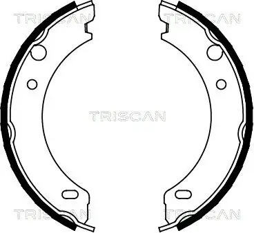 Bremsbackensatz, Feststellbremse Hinterachse TRISCAN 8100 27538 Bild Bremsbackensatz, Feststellbremse Hinterachse TRISCAN 8100 27538