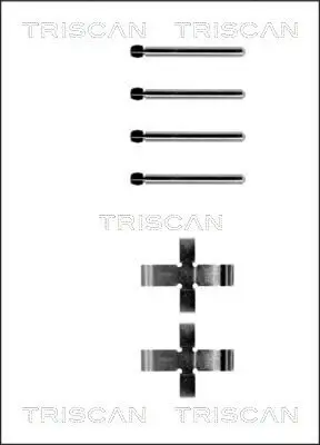 Zubehörsatz, Scheibenbremsbelag TRISCAN 8105 101141